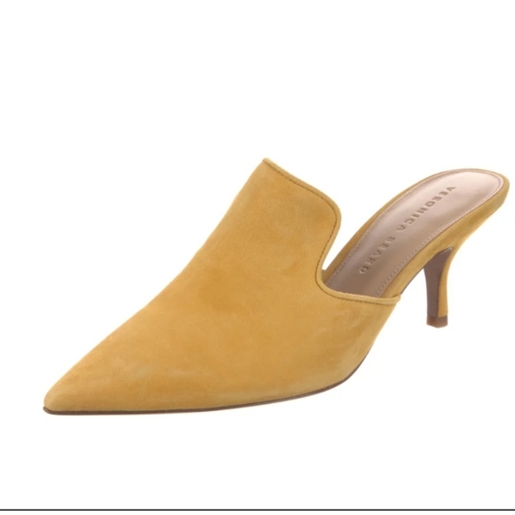Veronica Beard Shoes - Veronica Beard Miriam Mule in Saffron Suede-  NWOT